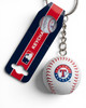 Texas Rangers 3D Baseball Keychain