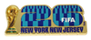 2026 FIFA World Cup Host City Pin - New York / New Jersey