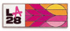Los Angeles 2028 Olympics Superbloom Rectangular Pin