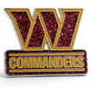 Washington Commanders Glitter Pin