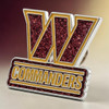 Washington Commanders Glitter Pin