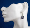 Detroit Tigers Earrings - Silver