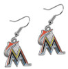 Miami Marlins Logo Earrings