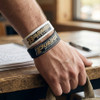 Purdue Wide Wristbands (2 Pack)