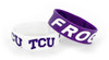 Texas Christian Wide Wristbands (2 Pack)