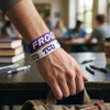 Texas Christian Wide Wristbands (2 Pack)