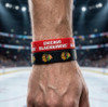 Chicago Blackhawks Wide Wristbands (2 Pack)