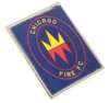 Chicago Fire Retro Logo Pin