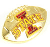 Iowa State 3-D Football Pin