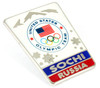 Sochi 2014 Olympics Landscape Snowflake Pin