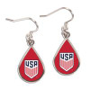 US Soccer National Team Teardrop Earrings