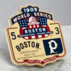 1903 World Series Commemorative Pin - Boston vs. Pittsburgh