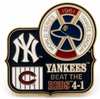 1961 World Series Commemorative Pin - Yankees vs. Dodgers