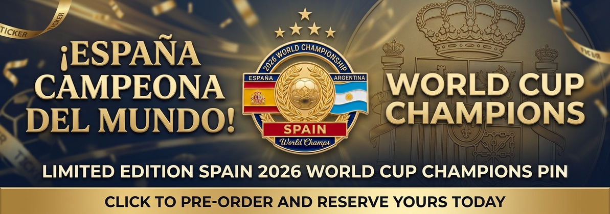 Spain "La Roja" Are 2026 World Cup Champions: Celebrate the Moment with a Limited-Edition Victory Pin