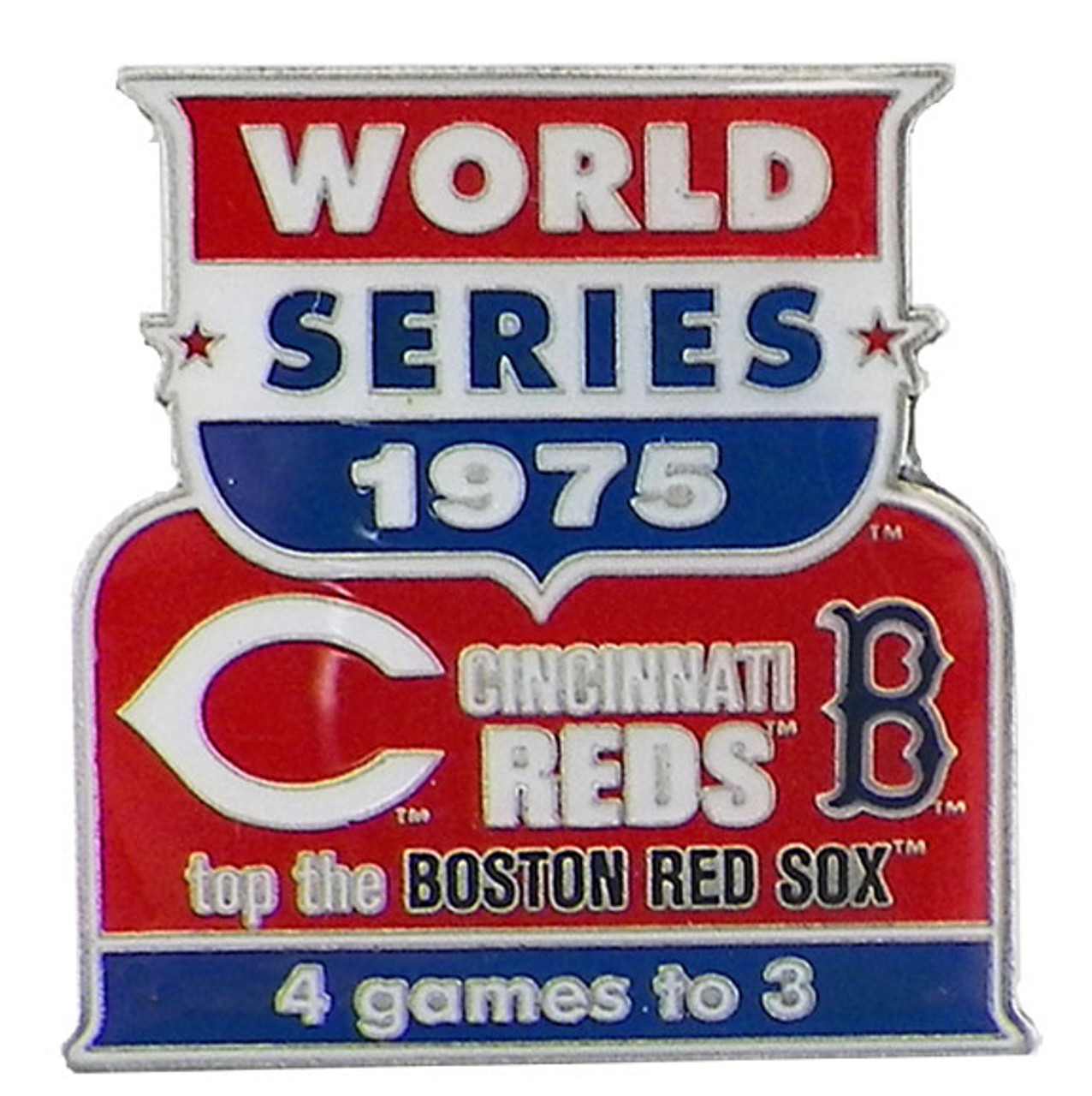 1975 World Series Commemorative Pin - Reds vs. Red Sox