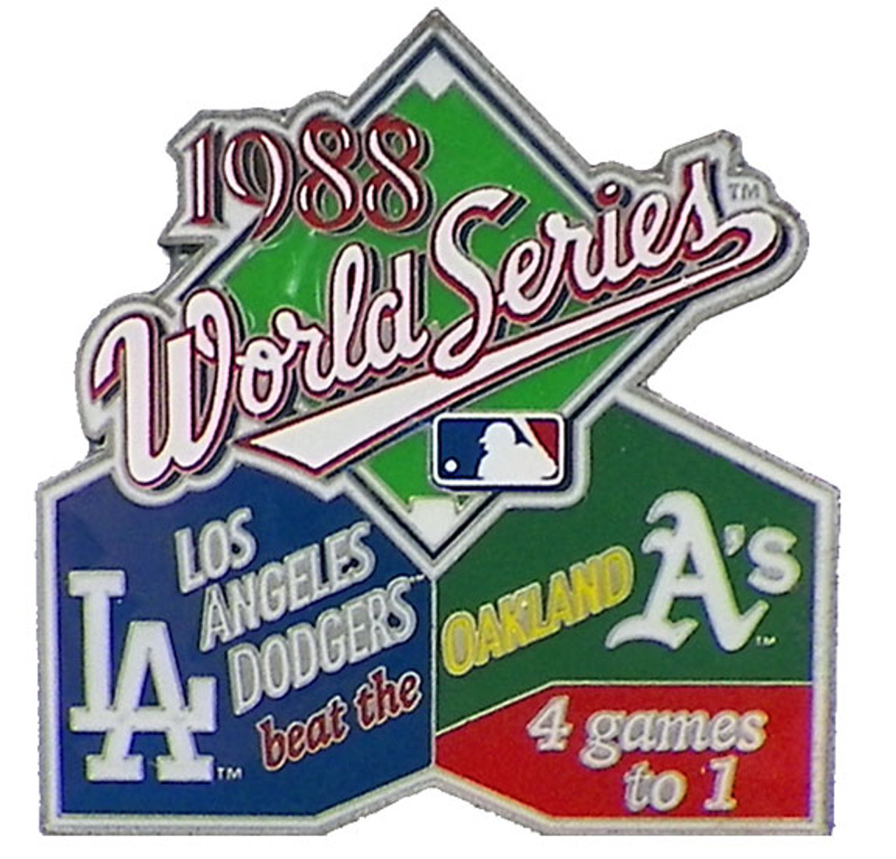 1988 MLB World Series Patch (Dodgers vs. A's)