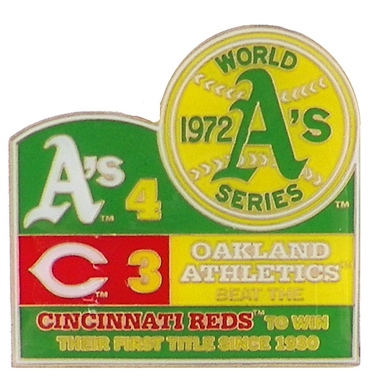 A's win the 1972 World Series 