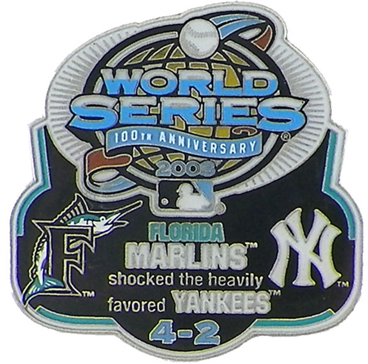 2000 World Series Commemorative Pin - Yankees vs. Mets