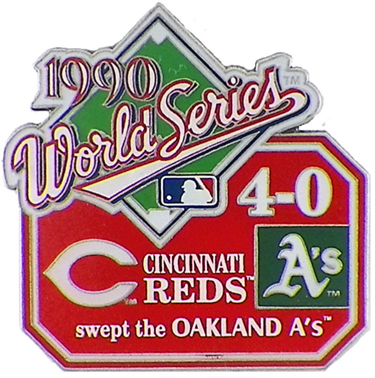 Reds sweep the Athletics to capture the 1990 World Series title