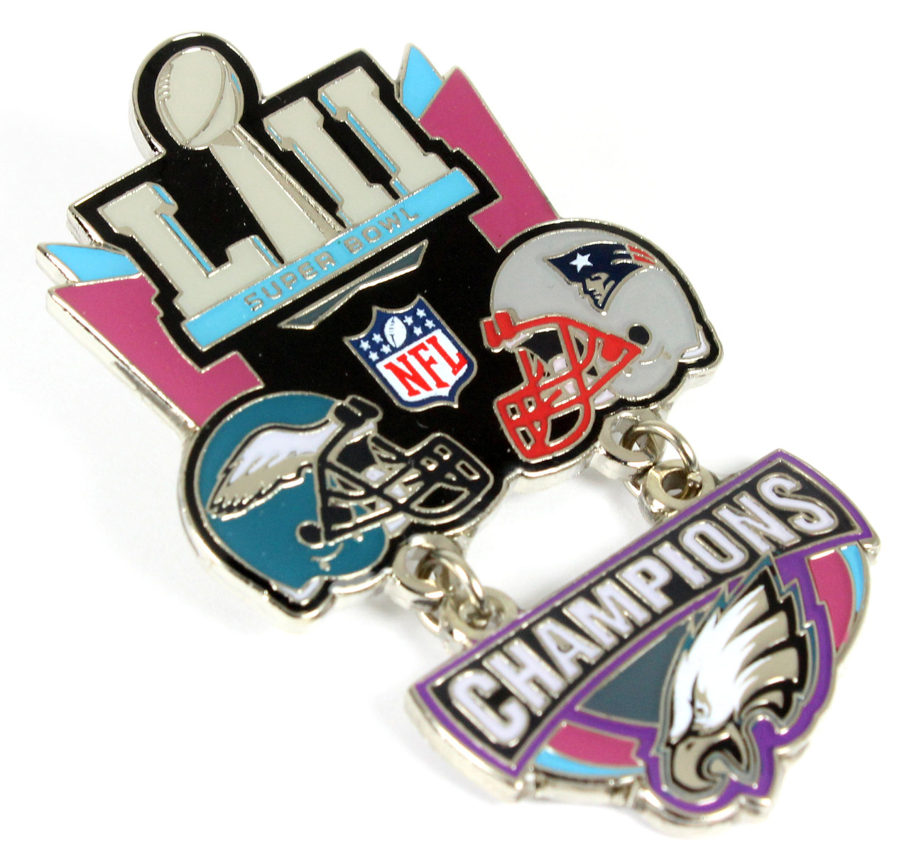 Super Bowl LVII (57) Oversized Commemorative Pin - Dangler Style