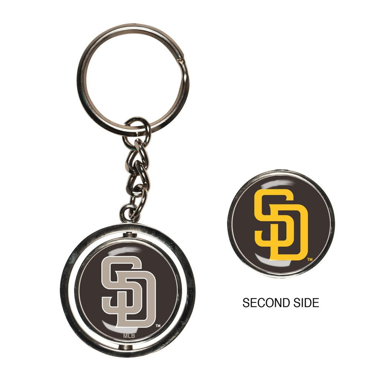 San Diego Padres Two Sided Spinning Key Chain