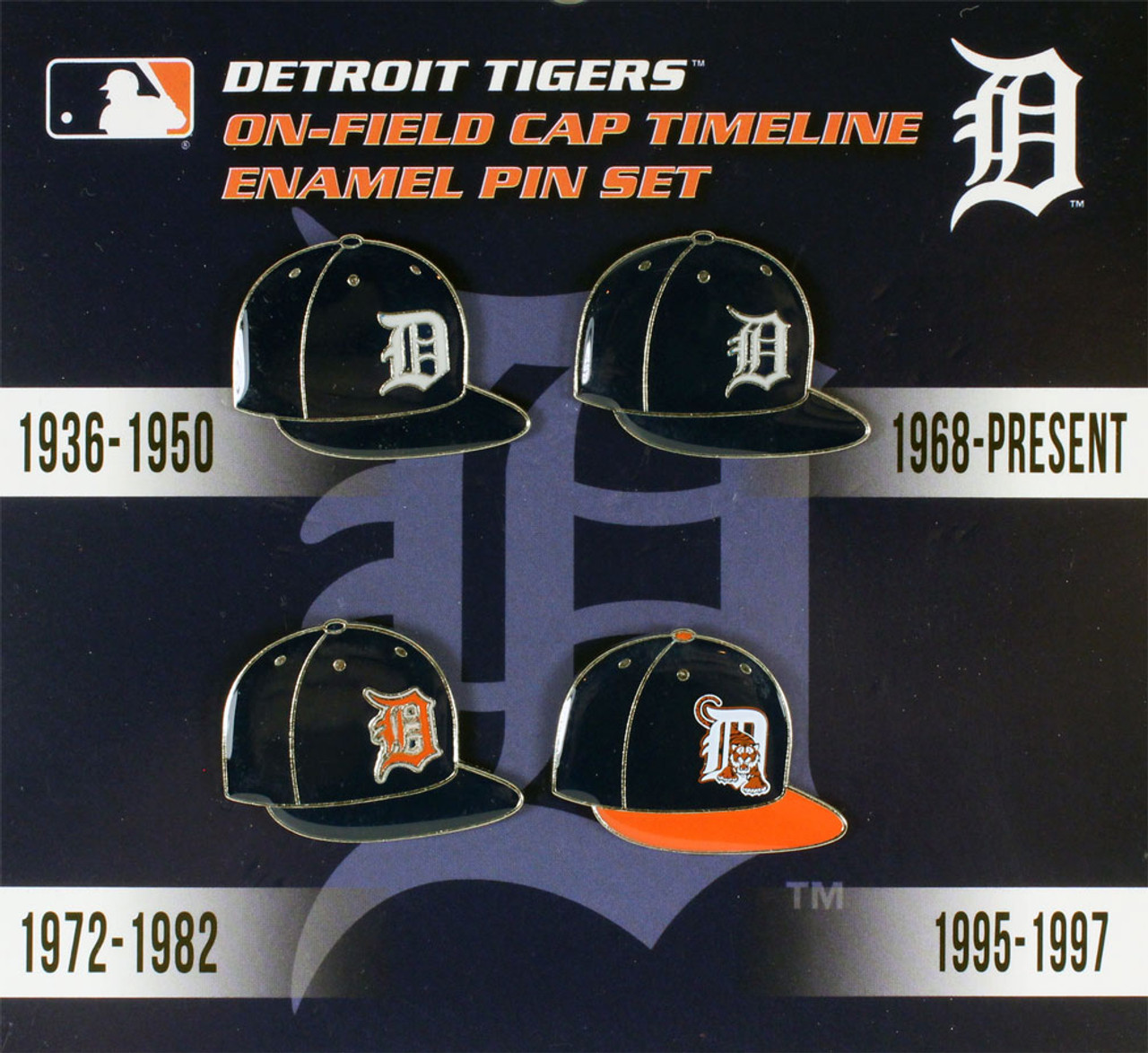 Pittsburgh Pirates Cooperstown Collection Cap Timeline Pin Set