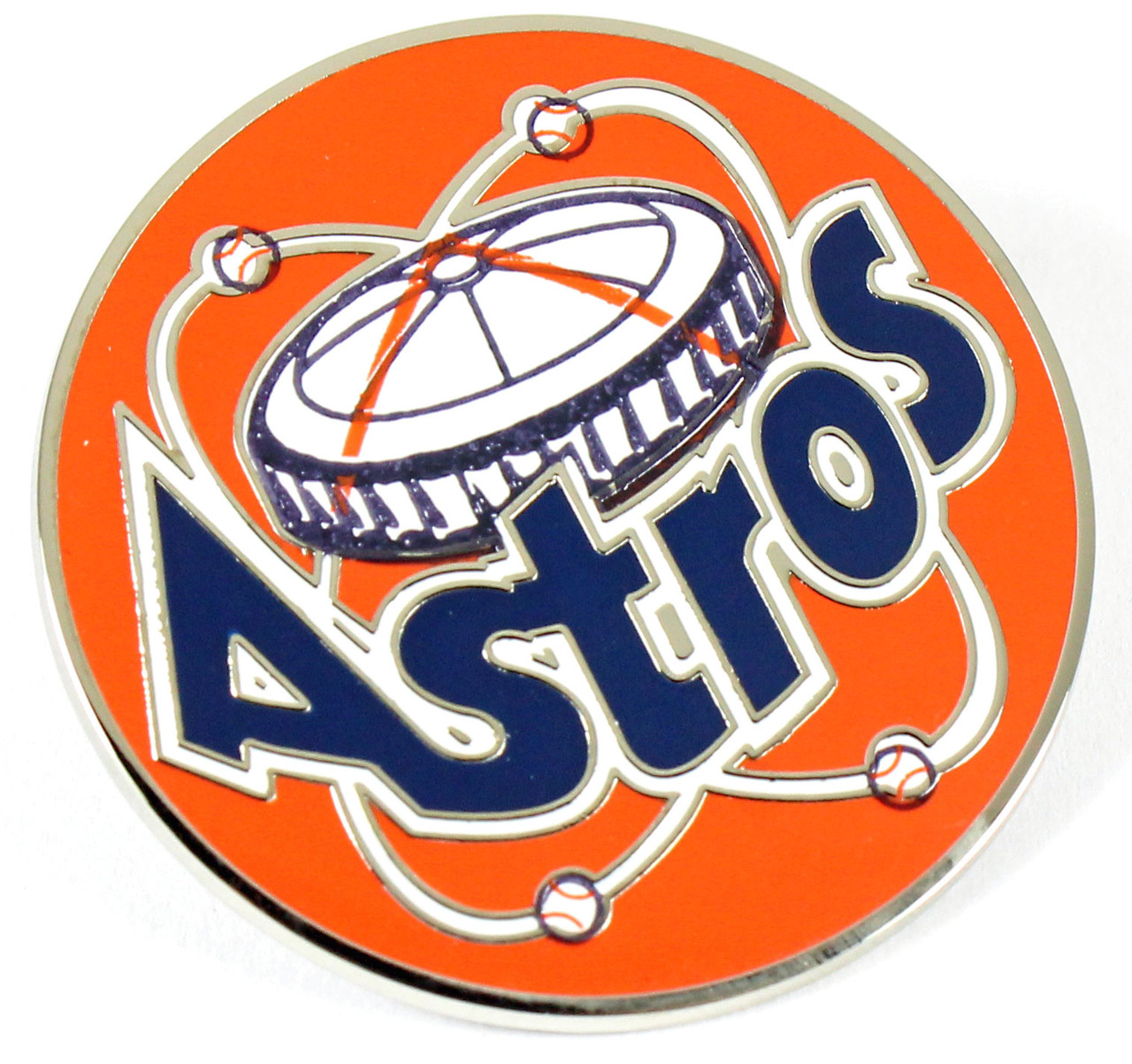Vintage Houston Astros Embroidered Pin Striped