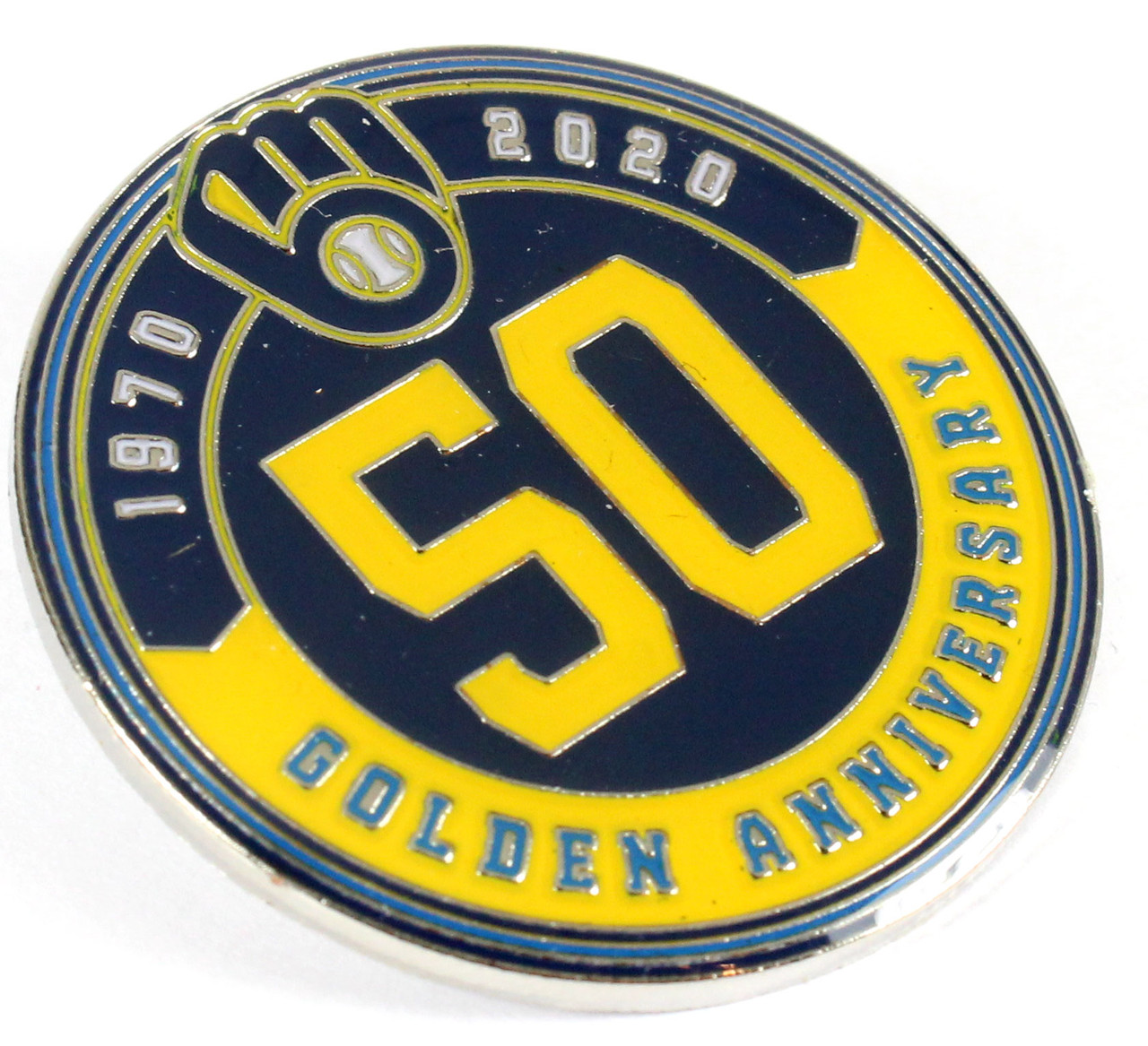 milwaukee brewers 50th anniversary patch