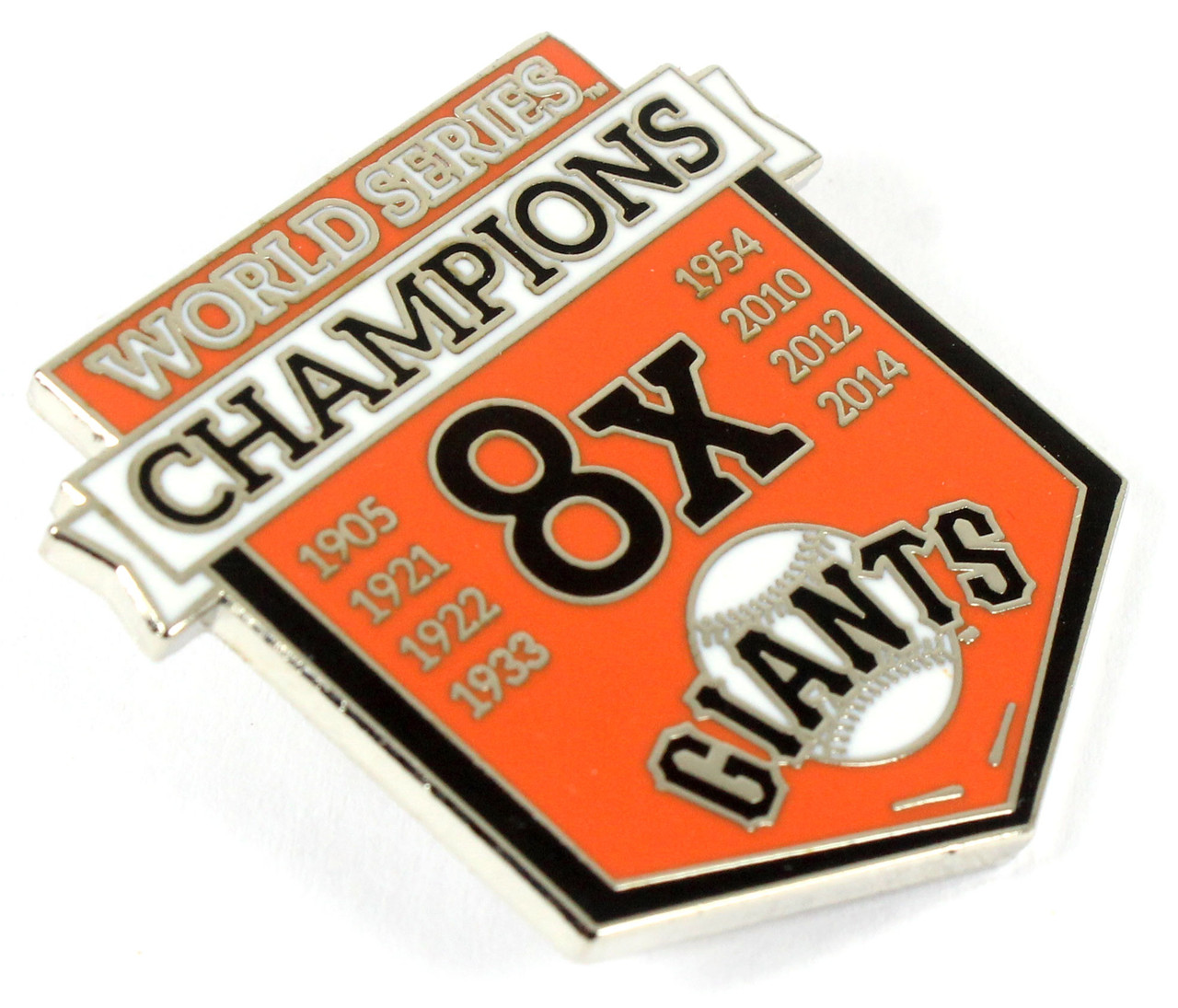 San Francisco Giants 8 -Time World Series Champions Pin - Limited
