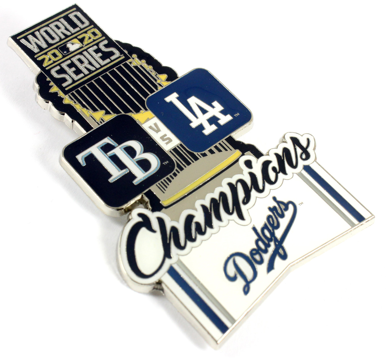 Los Angeles Dodgers 2020 World Series Champs 3 Grande Pin (Ships 11/27)