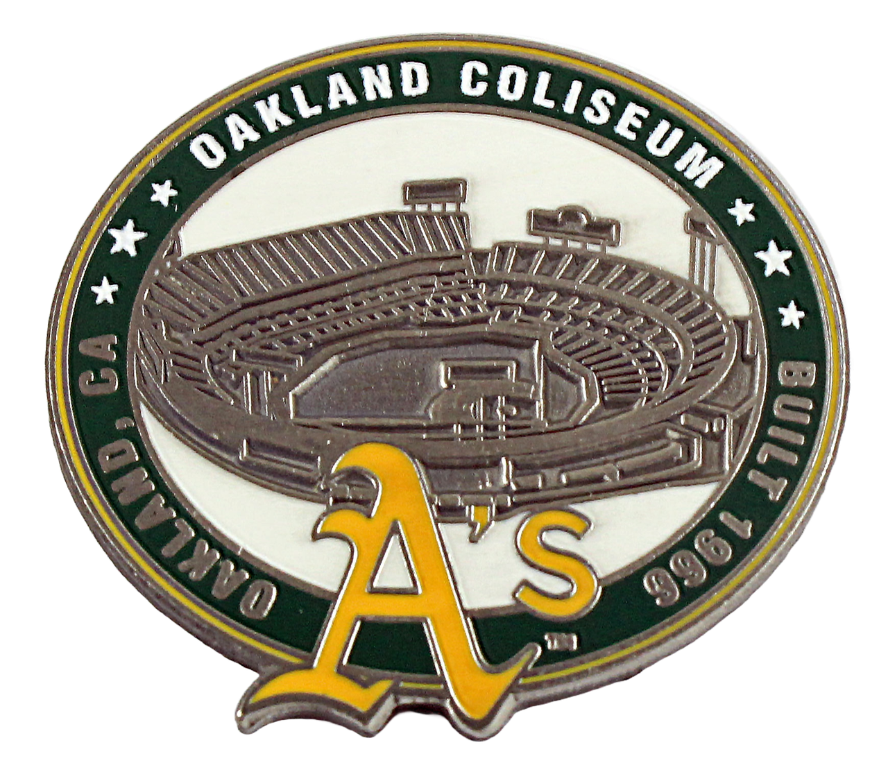 Oakland A's Oakland Coliseum Pin - Oakland, CA / Built 1966