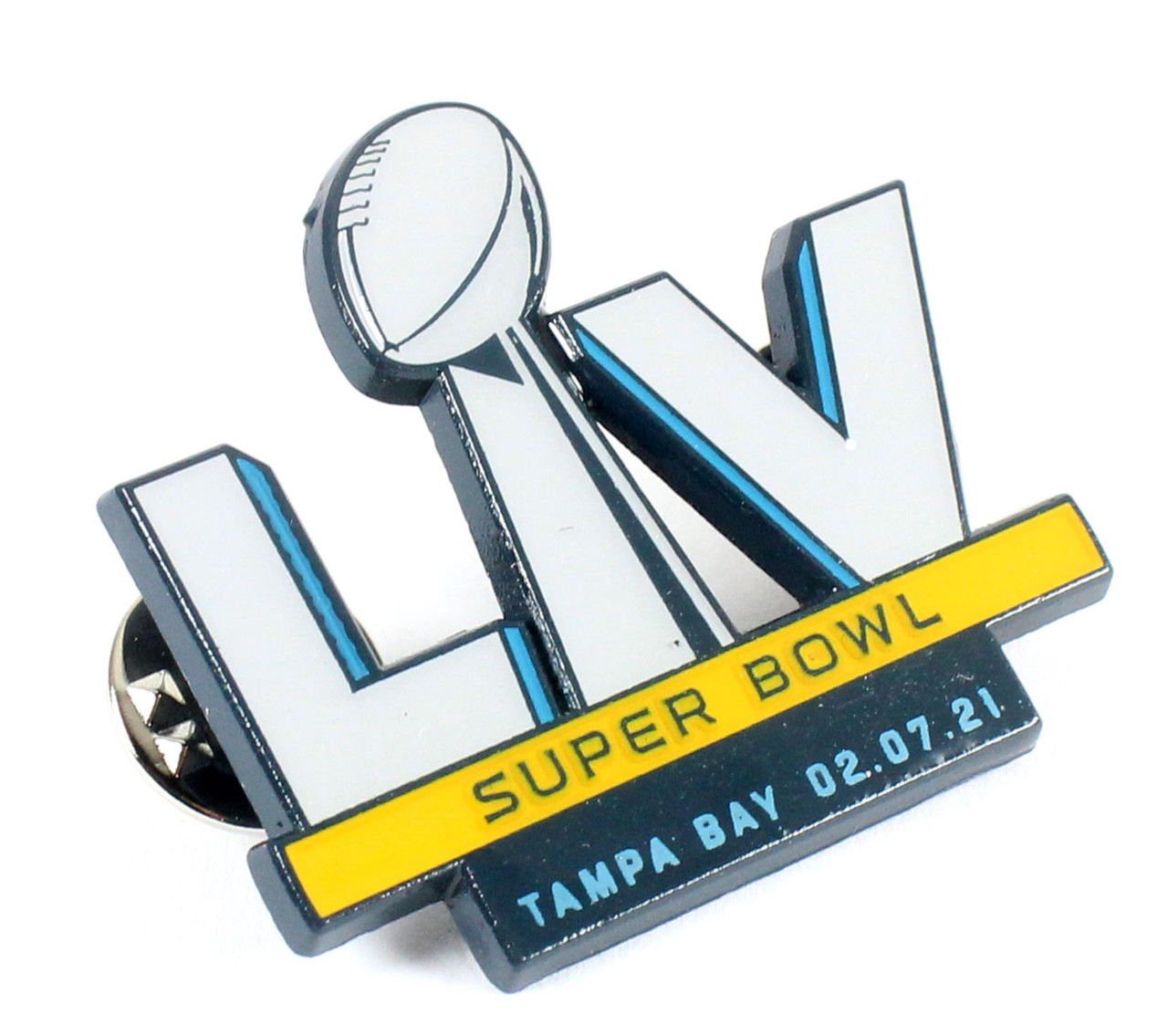 majorleaguepins.com Sports Pins & Collectibles - Super Bowl LV Wordmark Logo  pin