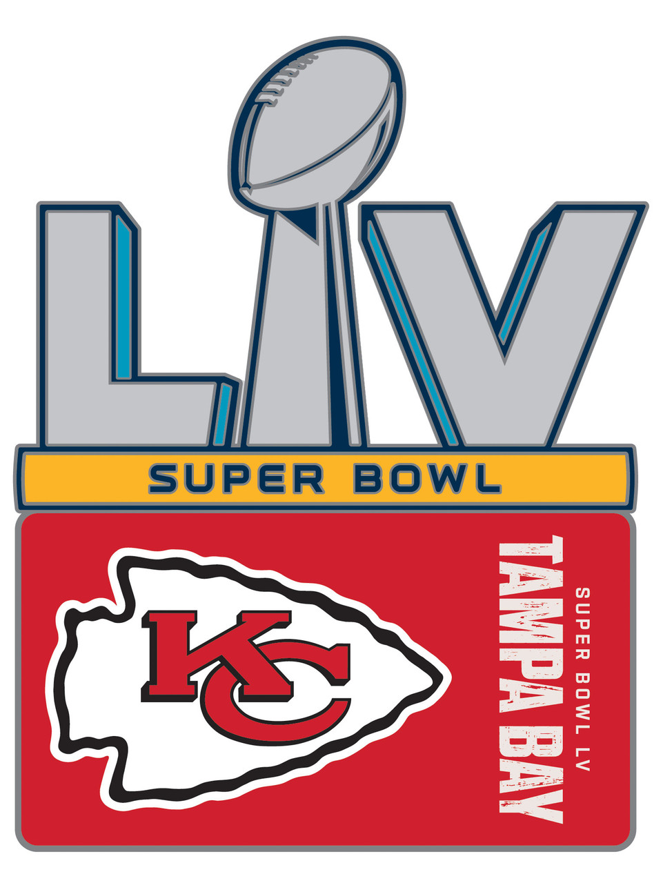 Pins Kansas City Chiefs Super Bowl LV (55) Pin
