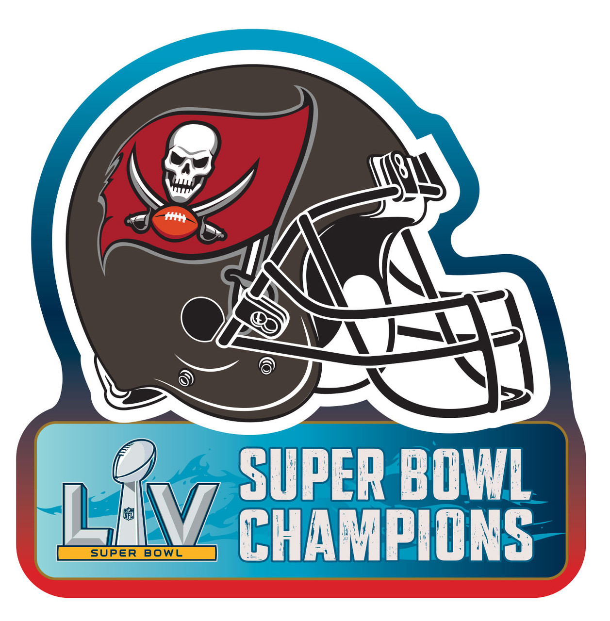 Tampa Bay Buccaneers Super Bowl LV (55) MAGNET