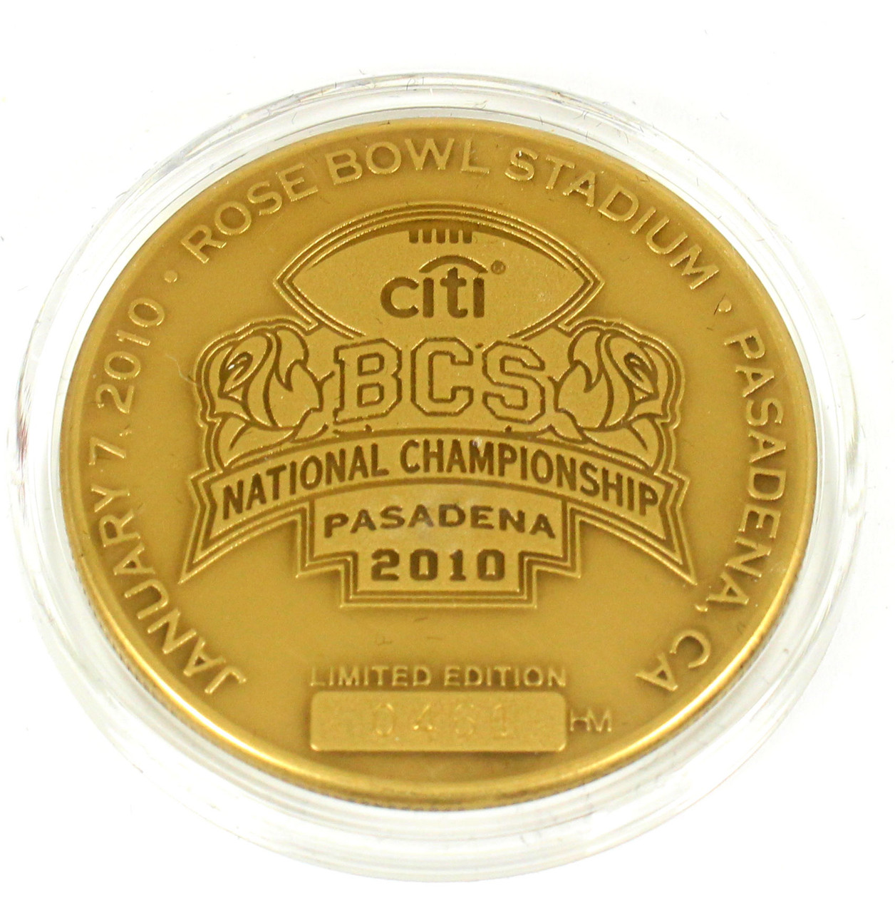 Alabama 2009 BCS Championship Commemorative Game Coin - Limited Edition