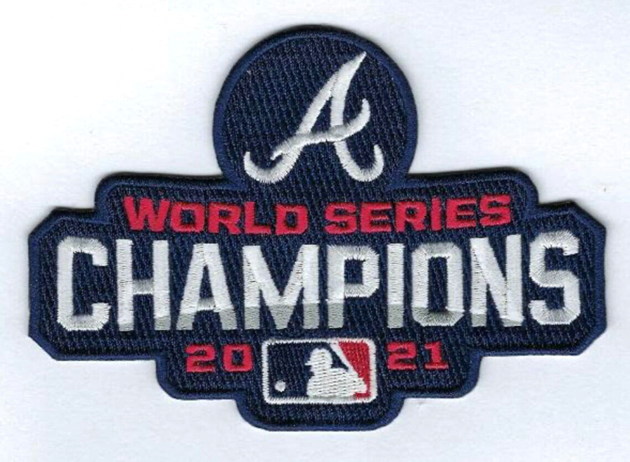 2021 MLB World Series Champions Trophy Lapel Pin Atlanta Braves