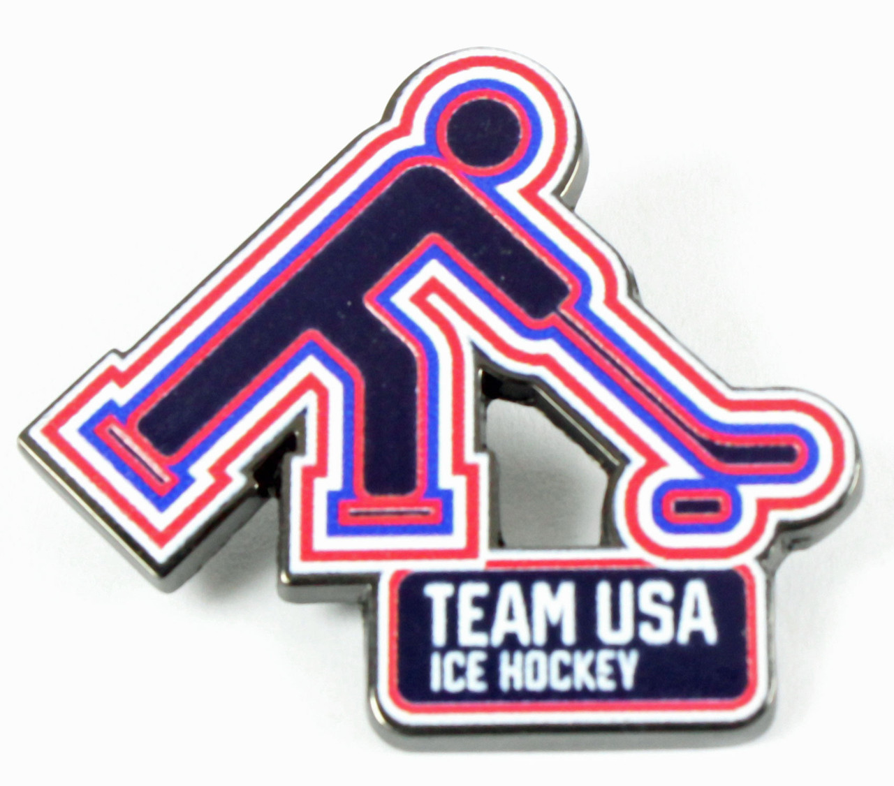 22 Team Usa Ice Hockey Pictogram Pin 22 Team Usa Ice Hockey Pictogram Pin
