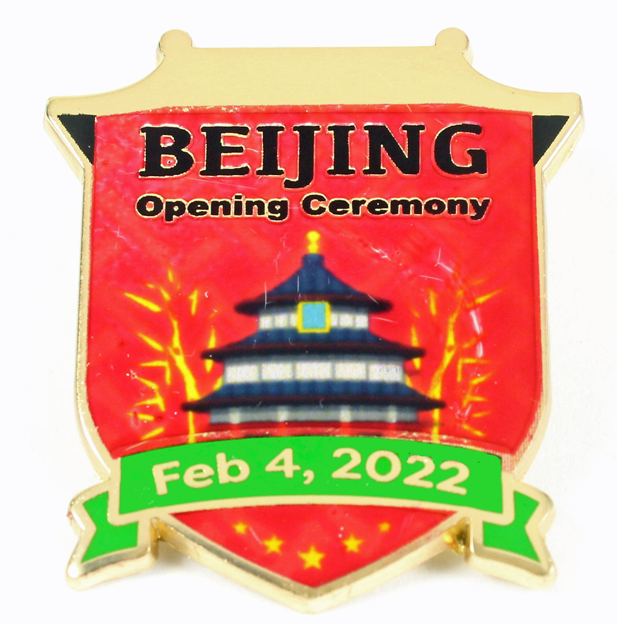 2022北京オリンピック　ピンバッジ 北京オリンピック2022 ロゴピンバッジ - メルカリ