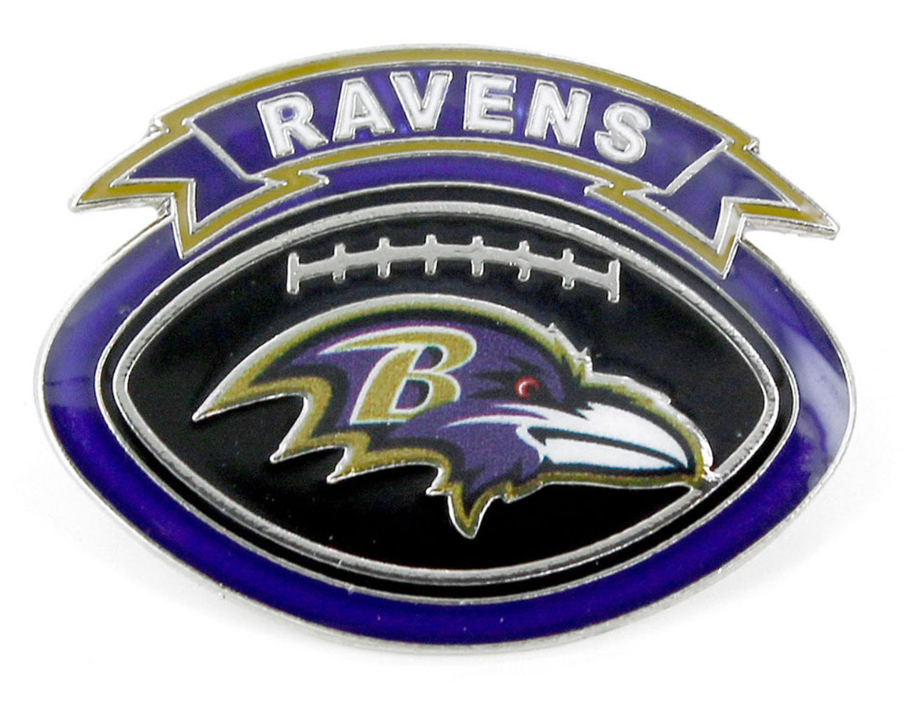 Baltimore Ravens Slogan Pin