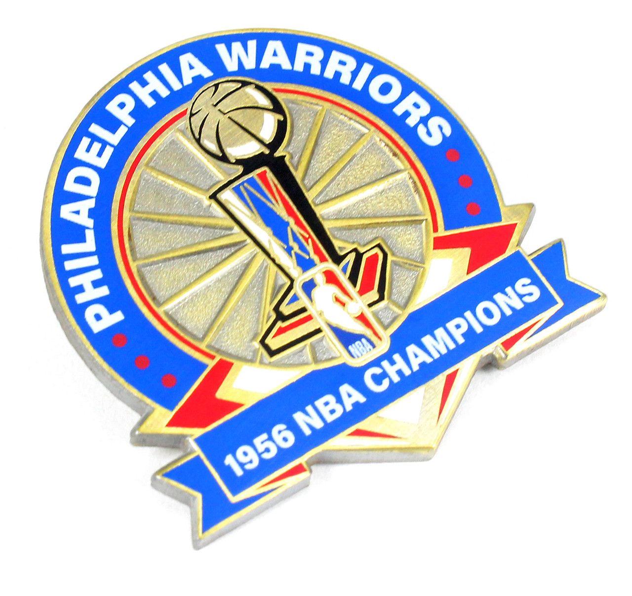 Philadelphia Warriors 1956 NBA Champions Pin - Limited 1,000