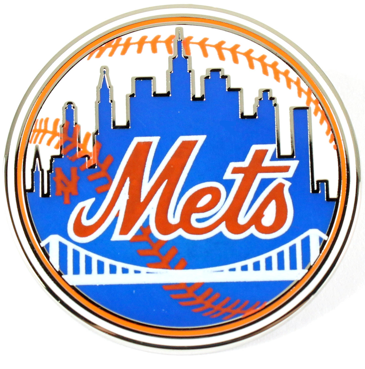 New York Mets Logo Pin