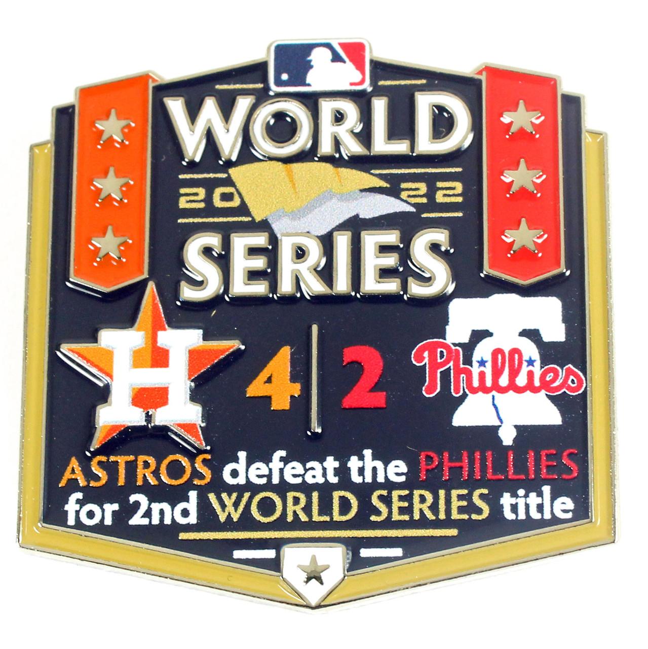 Houston Astros vs. Philadelphia Phillies WinCraft 2022 World Series Matchup  Collector Pin