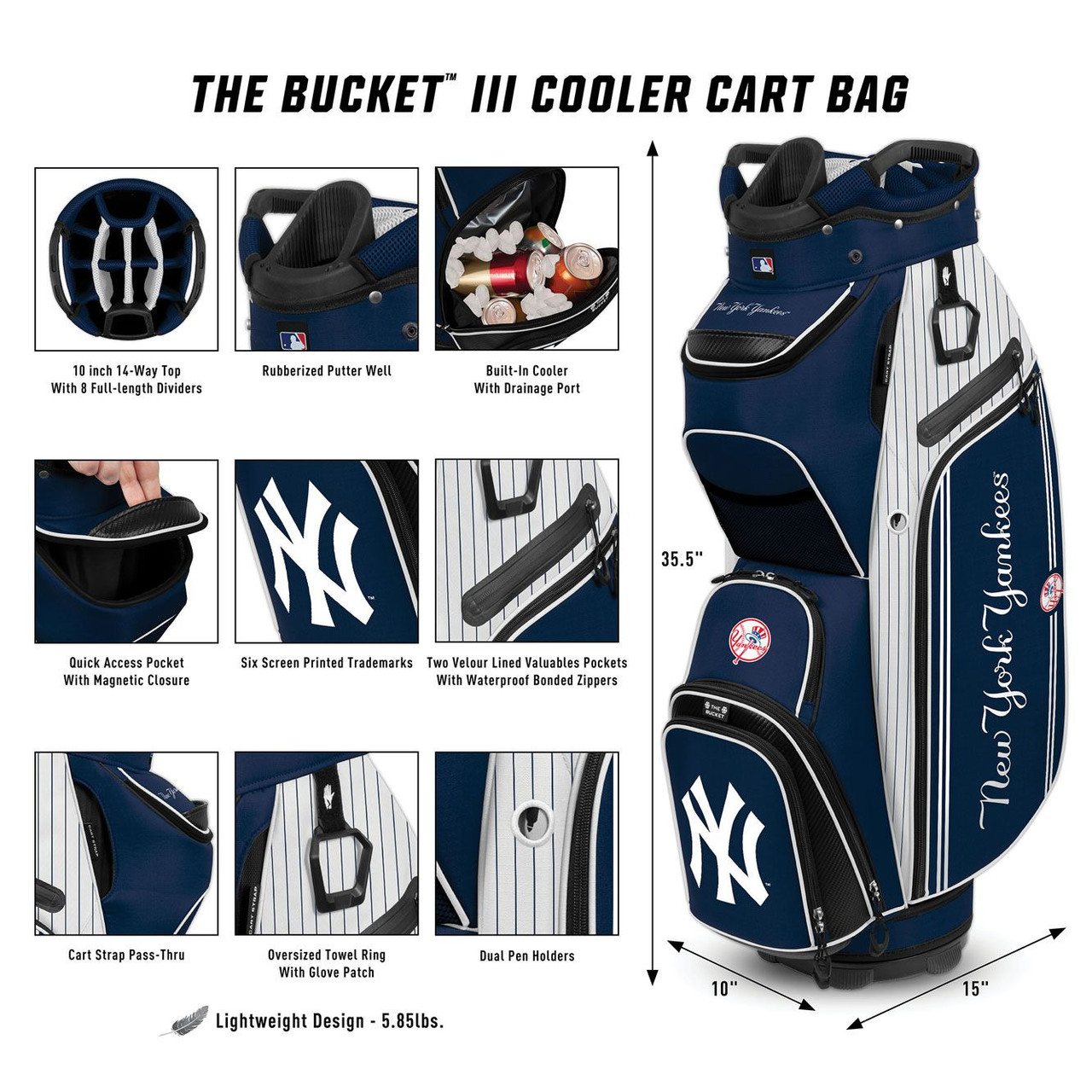 St. Louis Cardinals Golf Bag w/ Cooler Bucket