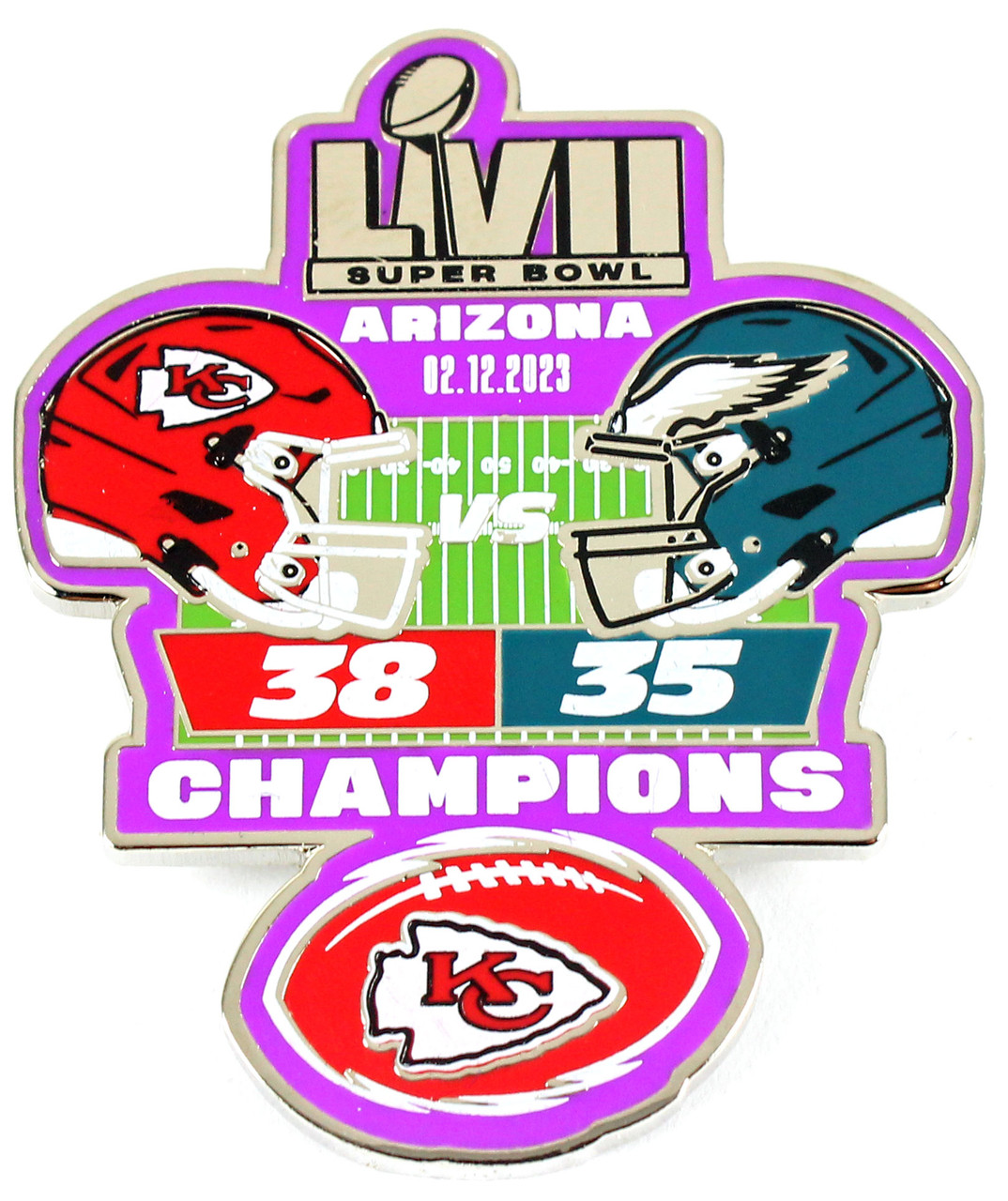 Super Bowl LVII (57) Champions Ultimate Pin - Limited 1,000 - Medium Style