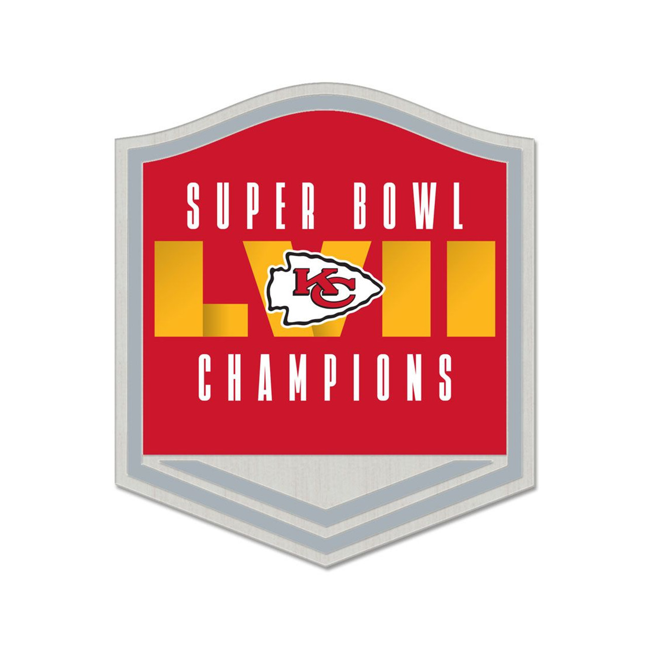 Kansas City Chiefs Super Bowl LVII (57) Champs Ring Pin - w/ 10 Rhinestones