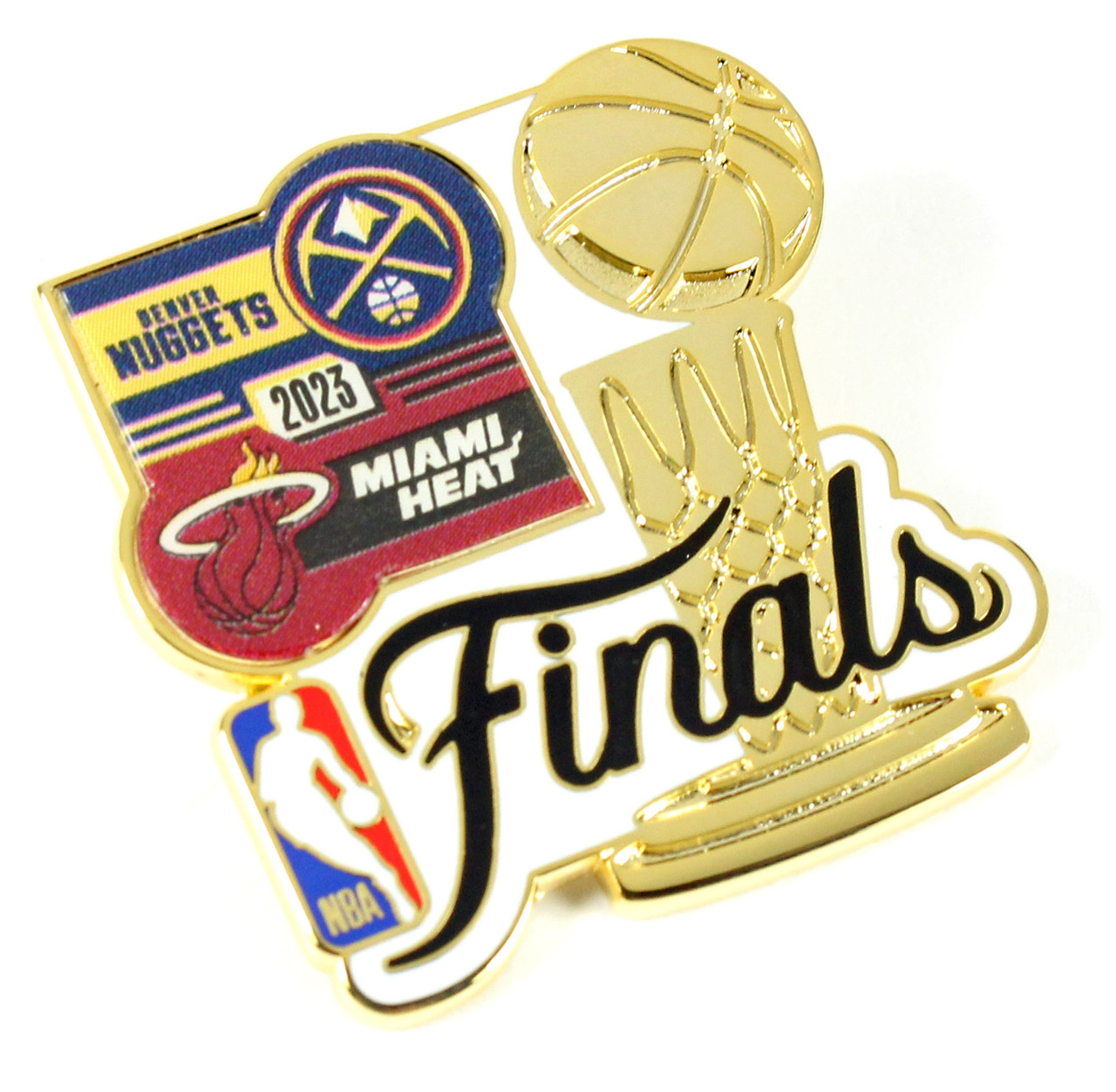 2023 Nuggets NBA Champs Banner Lapel Pin