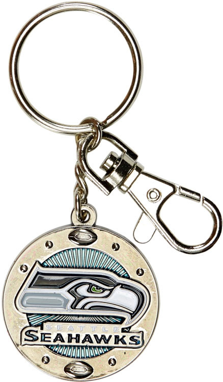 Logo Keychain Seahawks Keychain Seattle Seahawks Impact Key Ring