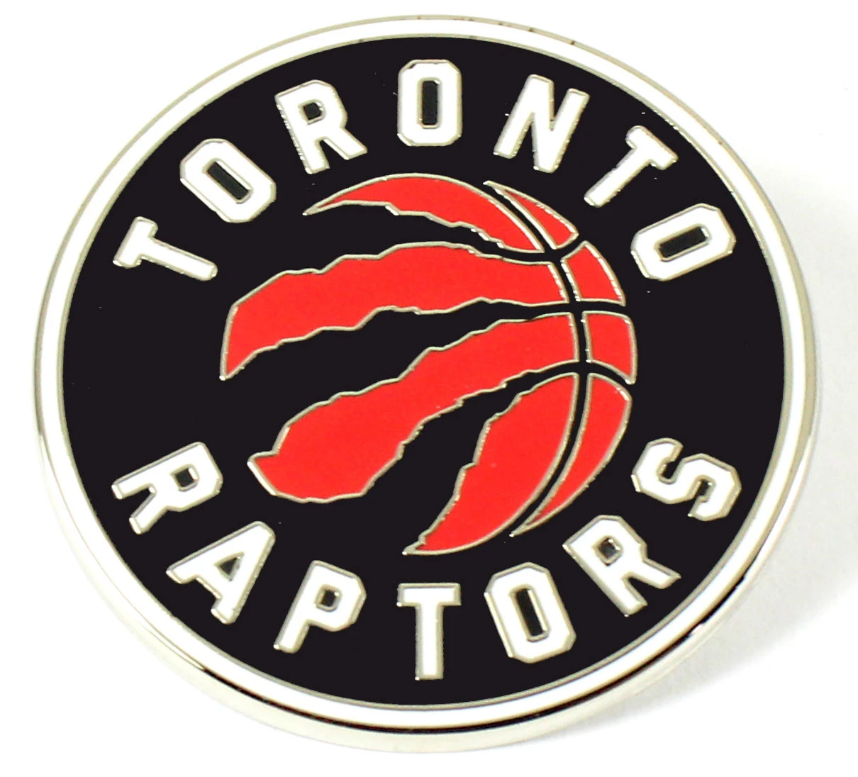 Toronto Raptors Rlogo Toronto Raptors Logo Pin - Red Ball