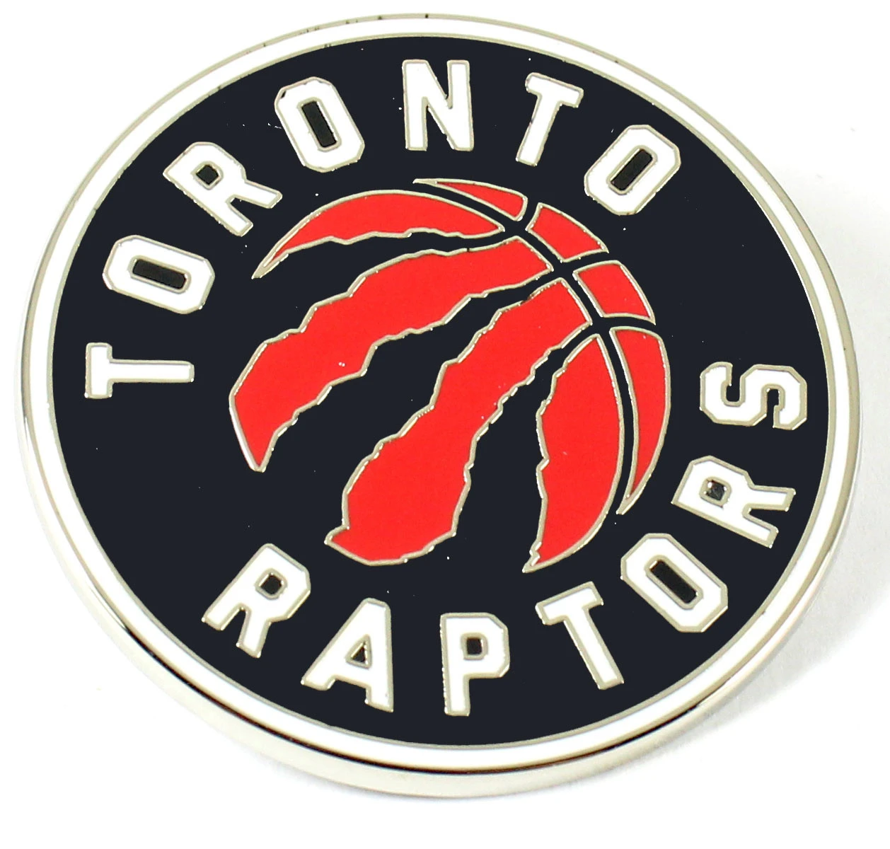 Toronto Raptors Rlogo Toronto Raptors Logo Pin - Red Ball
