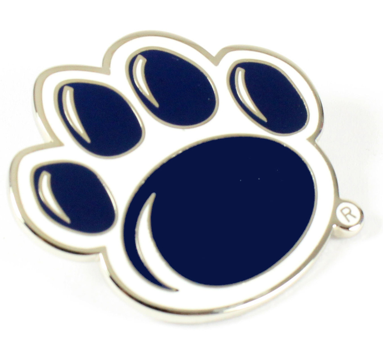 Penn State Nittany Lions Round Paw Bead Charm - Stainless Steel Charm For Bracelets & Necklaces
